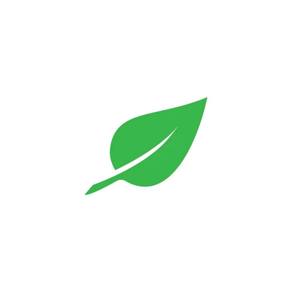 Logo feuille verte — Image vectorielle