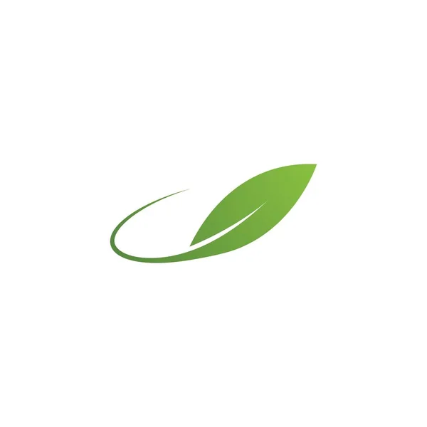 Зелений лист логотип — стоковий вектор