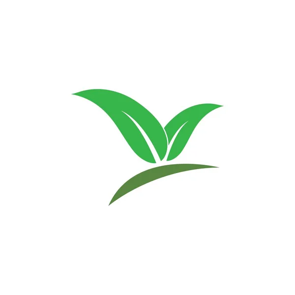 Logo hoja verde — Archivo Imágenes Vectoriales