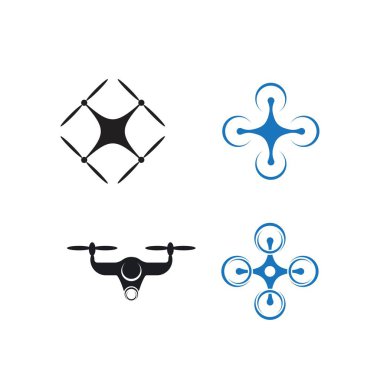 Drone logo vektörü 