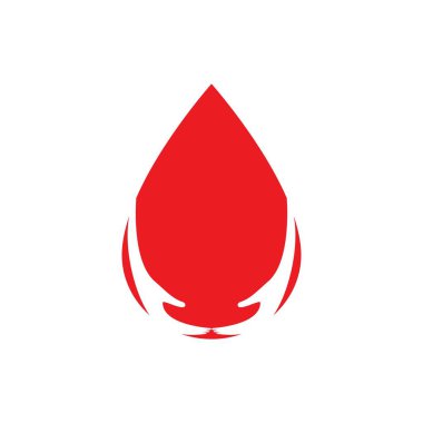 Kan ilüstrasyonu logosu 