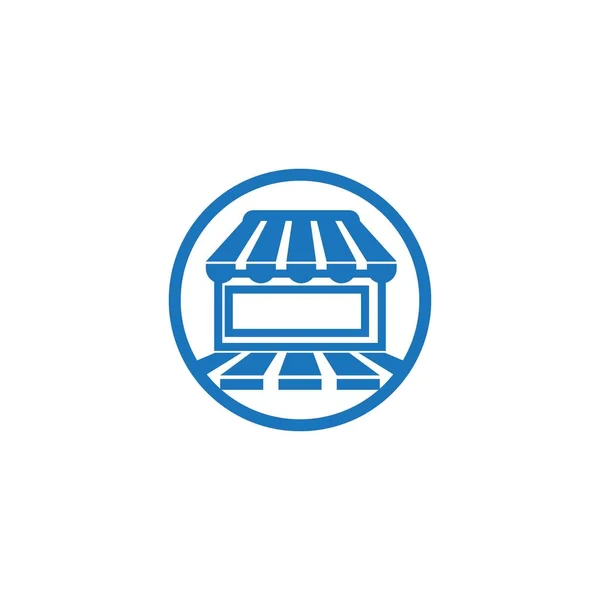 Значок логотипу магазину — стоковий вектор