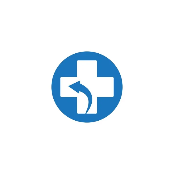 Logo médical de santé — Image vectorielle