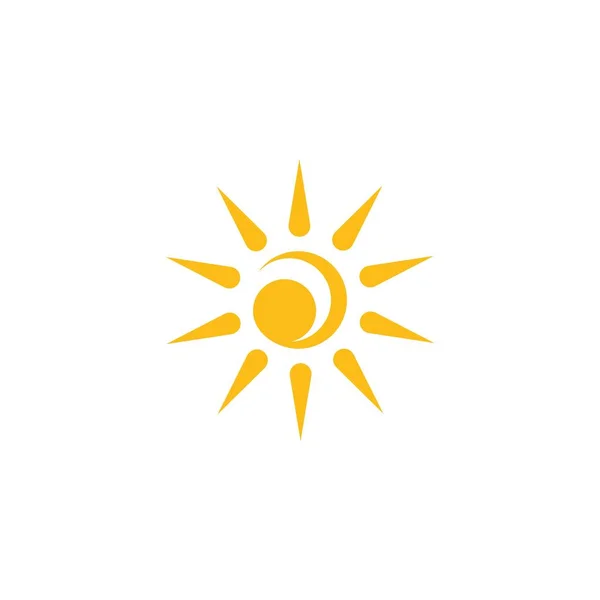 Sun ilustration logo — Stock Vector