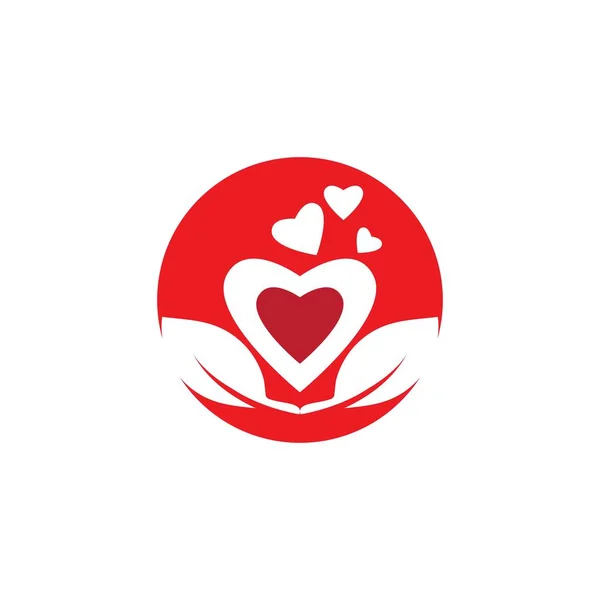 Вектор шаблону логотипу серця — стоковий вектор