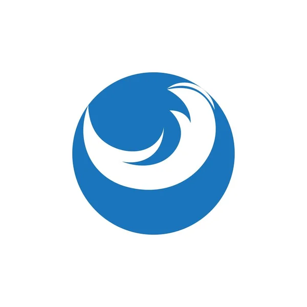 Wasserspritzer-Logo — Stockvektor