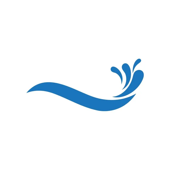 Agua salpicadura logo — Vector de stock