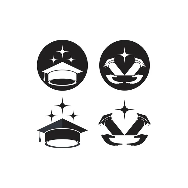 Logo toga cap — Image vectorielle