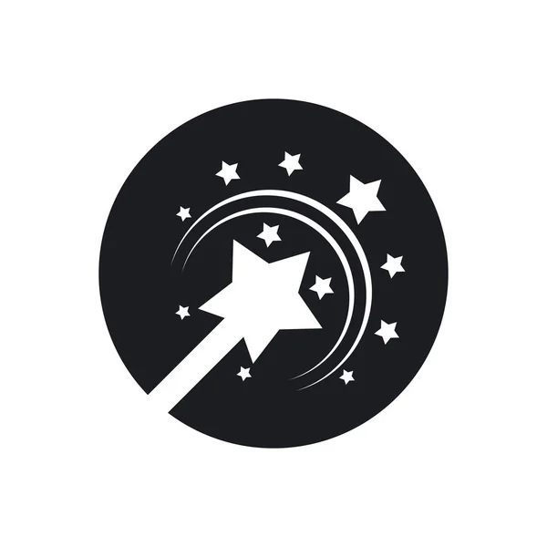 Логотип магічної палички — стоковий вектор