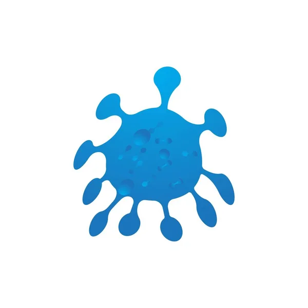 Bacteria Microbes Viruses Icons Illustration — Stock Vector