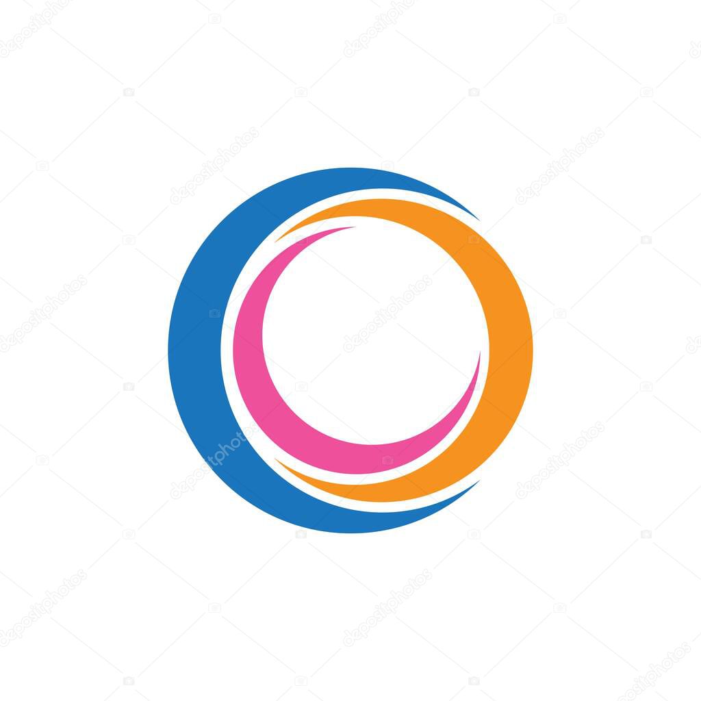 circle logo vector template illustration