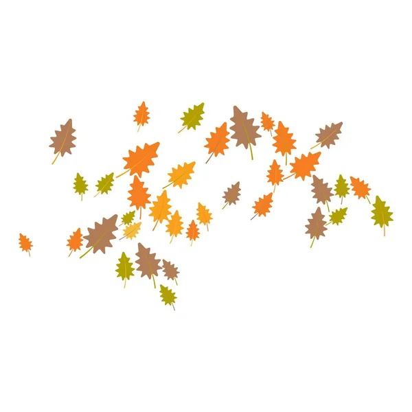 Herfst Achtergrond Logo Template Illustratie — Stockvector