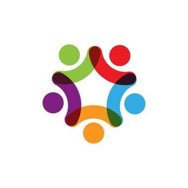 Toplum bakım Logo şablonu vektör