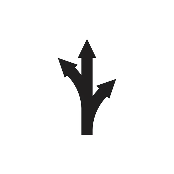 Yönlendirme Simgesi Vektör Şablonu Simbol — Stok Vektör