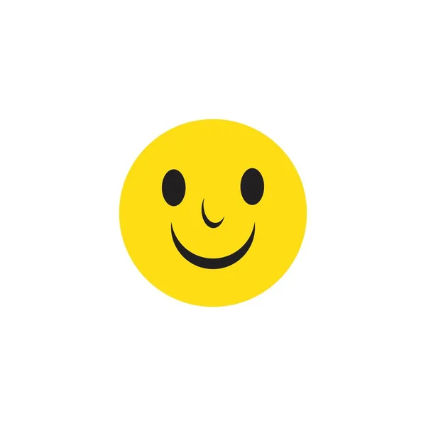 Emoticon Template Face Expression Icon Vecto — Stock Vector