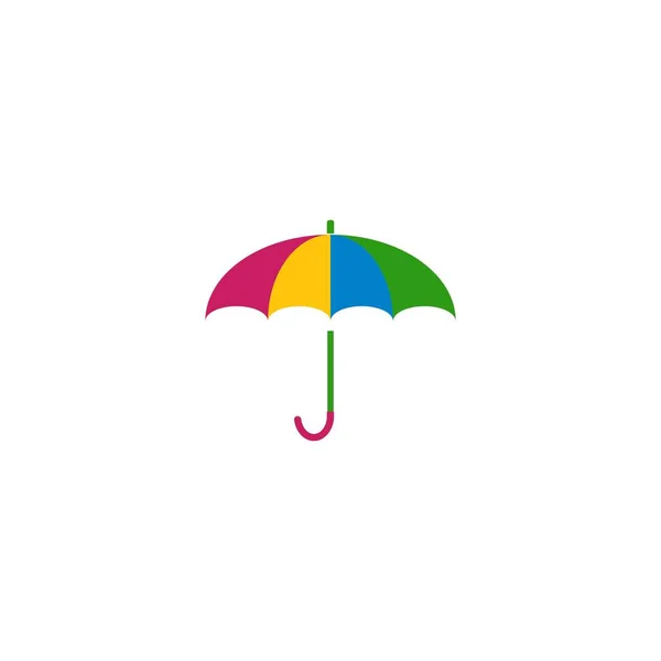 Umbrella Logo Vector Template — Stock Vector