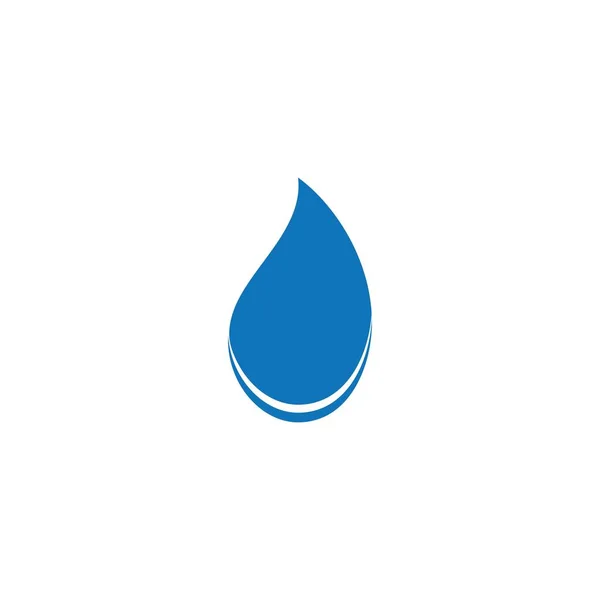 Gota Água Logotipo Modelo Vetor Ilustração Design —  Vetores de Stock