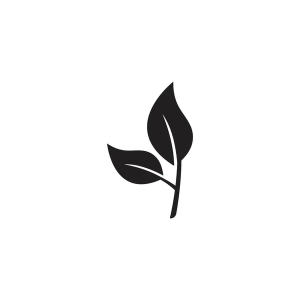 Логотип Значка Листя Векторний Дизайн Шаблону — стоковий вектор
