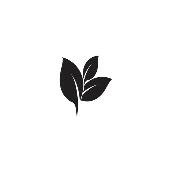 Icône Feuille Logo Vecteur Modèle Design — Image vectorielle