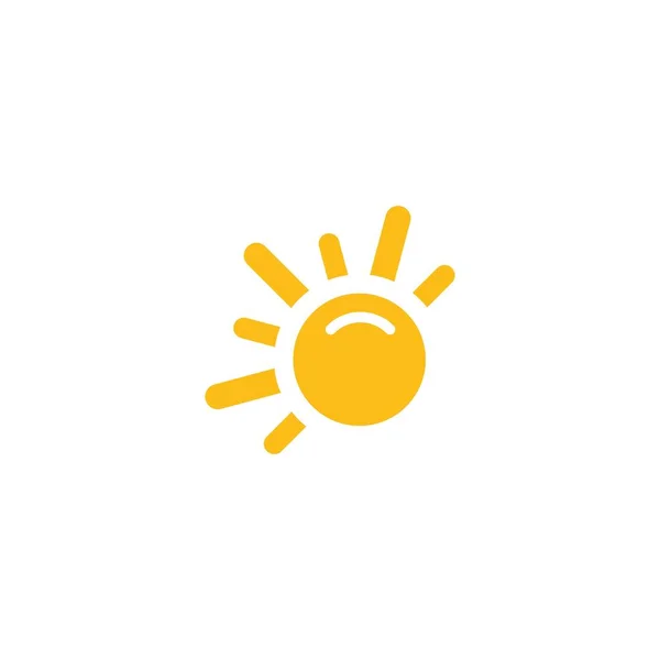 Sun Ilustration Logo Vektor Ikon Skabelon – Stock-vektor