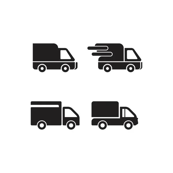 Fast Delivery Logo Icon Vector Design — Stock Vector