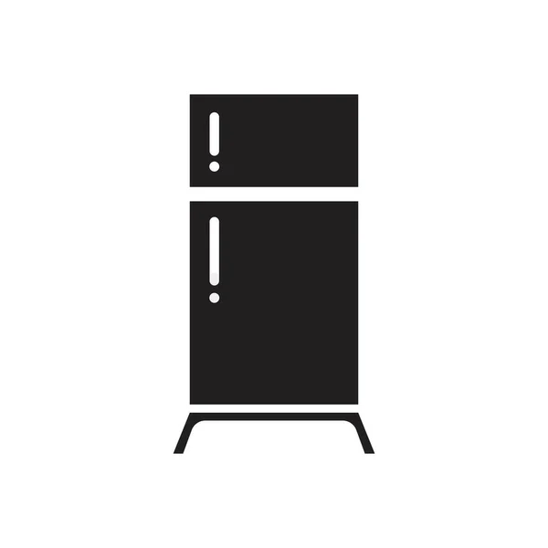 Иллюстрация Дизайна Логотипа Холодильника — стоковый вектор