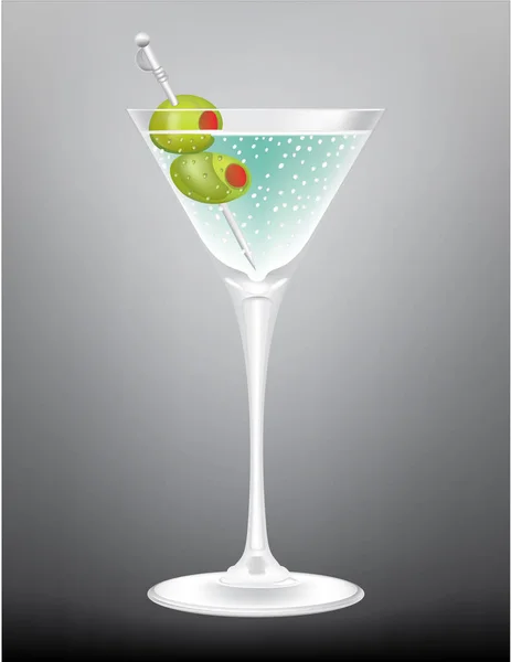 Martini.eps aux olives — Image vectorielle