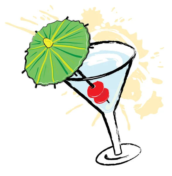 Martini.eps aux olives — Image vectorielle