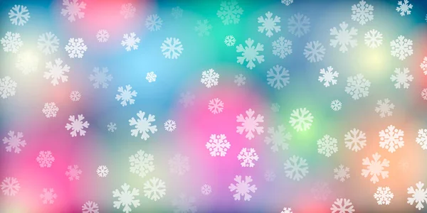 Фон рождественских снежинок — стоковый вектор