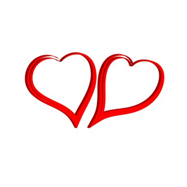 kalp vektör çizim eps 10 soyut