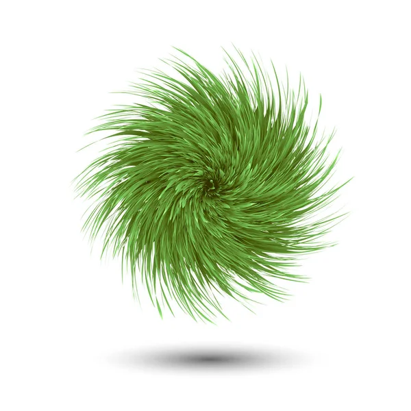 Bolyhos labda gördülő. Rajzfilm növény tumbleweeds. — Stock Vector