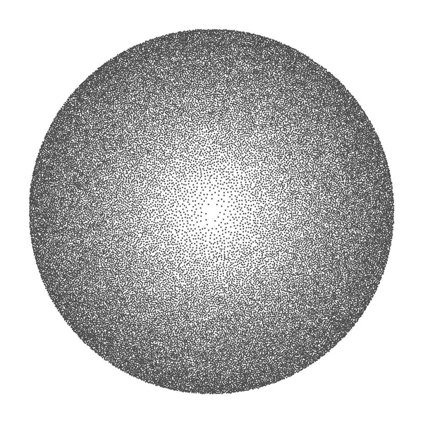 Vektortextur vieler kleiner Kreise. der graue Kreis — Stockvektor