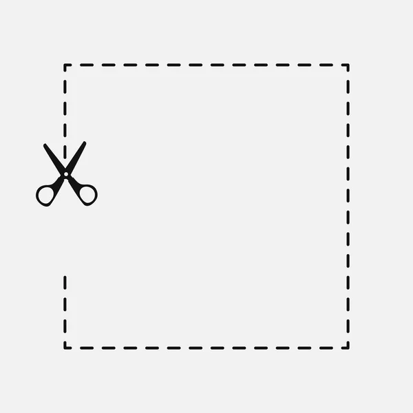 Brevpapper sax klippa. Vektor-ikonen, bakgrunden eller karaktär — Stock vektor