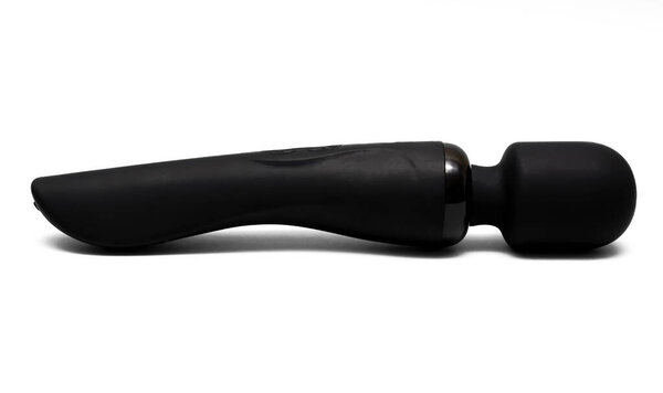 Vibrator for masturbation. Dildo for vaginal and clitoral stimulation. Image for sex shop. Sex toys for adults. Massager for the clitoris.