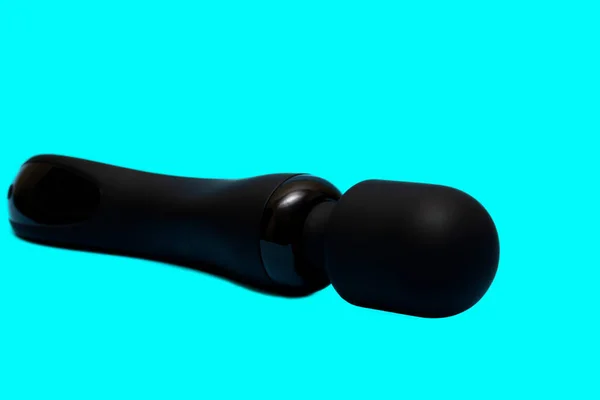 Sex Toy Adult Design Dildo Vibrator Isolated Blue Background — Stock fotografie