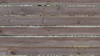 Eski soluk kahverengi ahşap çit. Kırsal arkaplan