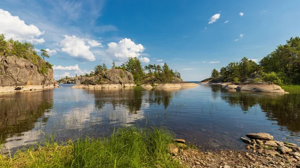 Ladoga Skerries Natuurpark Karelië Rusland Het Eiland Honkasalo Augustus — Stockfoto