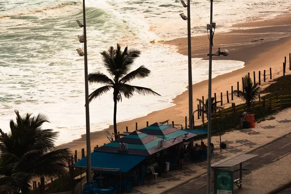 Översikt Över Strand Bra Skjul Rio Brasilien — Stockfoto