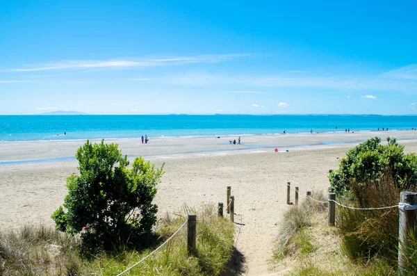 Long Bay Beach Park in Auckland, Nieuw-Zeeland. — Stockfoto