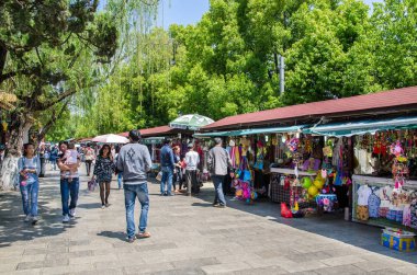 Green göl Park Cui Hu Park.It Kunming şehirdeki en güzel parklarından biri olarak da bilinir.