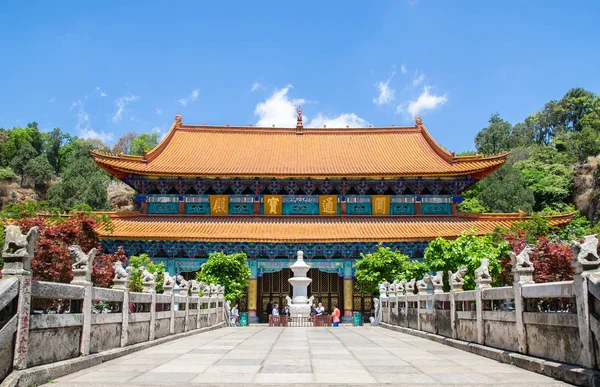 Yuantong tempel is de meest beroemde boeddhistische tempel in Kunming, Yunnan province, China. — Stockfoto