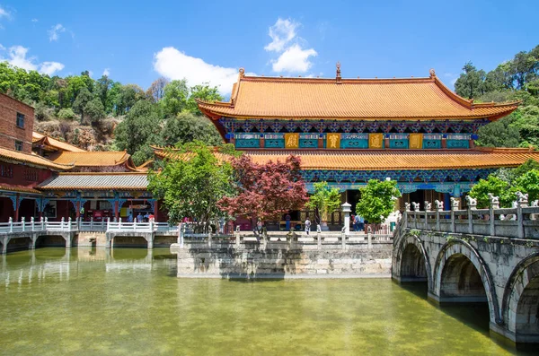 Yuantong templom a leg--bb híres buddhista templom Kunming, Yunnan tartomány, Kína. — Stock Fotó