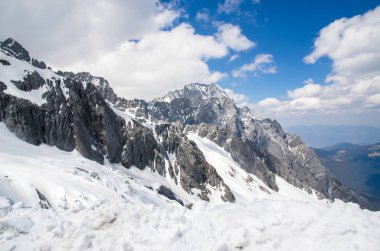 Manzara Yulong Snow Mountain