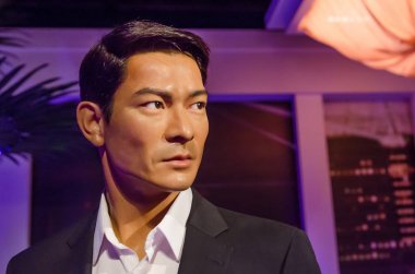 Andy Lau Madame Tussauds Singapur balmumu rakam. Andy Lau Hong Kong aktör, şarkıcı ve film yapımcısı olduğunu. 