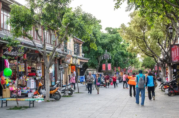 Vista panorámica del casco antiguo de Dalí en Yunnan, China. Es un famoso destino turístico de Asia . — Foto de Stock