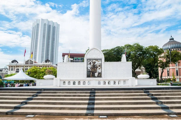 A Picture of our first Prime Minister Tunku Abdul Rahman at the Merdeka Square. — Stock Photo, Image