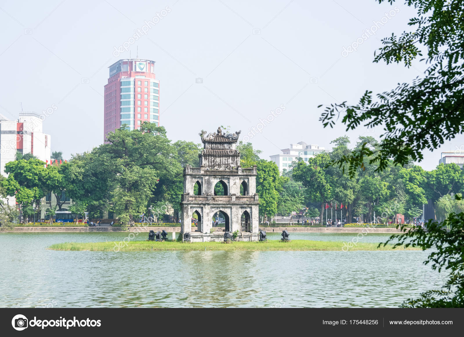 Hanoi Vietnam November 17 Turtle Tower Tortoise Tower Which Located Stock Editorial Photo C Gracethang Hanoi Vietnam November 17 Turtle Tower Tortoise Tower Which Located Stock Editorial Photo C Gracethang