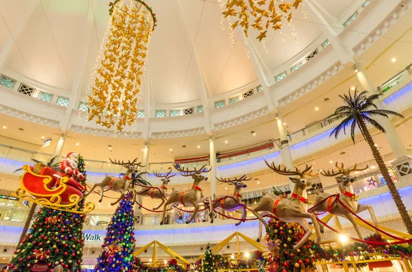 Kuala Lumpur Malasia Diciembre 2017 Decoración Navidad Curve Mall Que — Foto de Stock