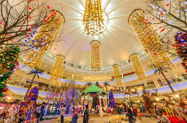 Kuala Lumpur Malaysia December 2017 Juldekoration Curve Mall Som Ligger — Stockfoto