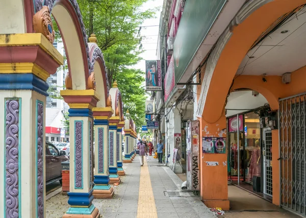 Kuala Lumpur Malaysia Feb 2017 People Can Seen Exploring Brickfields — Stock Photo, Image